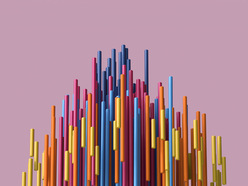 conceptual representation of hCG levels in pregnancy